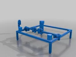 V-King Core XY Laser and small motor Design SKP file