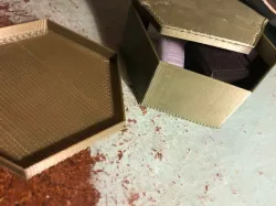 Very, very simple hexagon box (spiral mode)