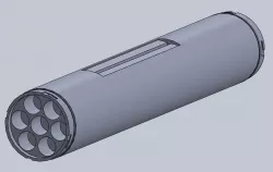 1/10th Scale LAU-131 Rocket Launcher