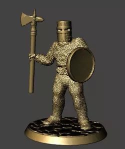 28mm Knight of Serbia Miniature - Standing Dismounted