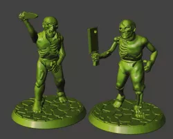 28mm Undead Armed Zombies