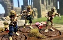 28mm Zombie - Walking Undead Miniature - Ghoul