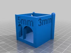 2cm Wall Thickness Test Cube