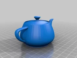 3D printable solid Utah Teapot