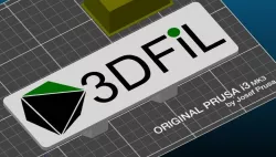3DFIL logo do stojanu na Benchy
