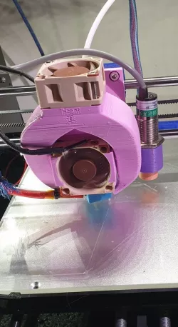 Anet A8 : E3d v6 Bowden with Fangs