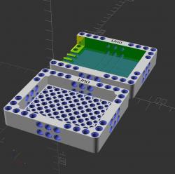 3D Printed LEGO Compatible Arduino Micro Casing 