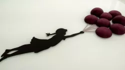 Banksy Balloon Girl - 3D Wall Art