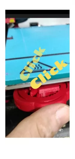bed knob with click clicks 1/40 of a turn