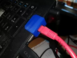 Broken network port door fixer (laptop)