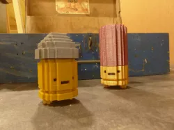 Bullet kin & Shotgun kin voxel figures (Enter the Gungeon)