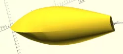 Carving a boat hull - parametric