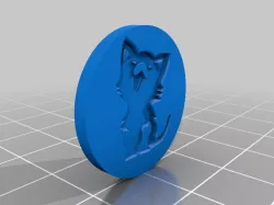 cat shopping chip / Katze Einkaufsmarke 