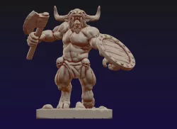 Charging Minotaur