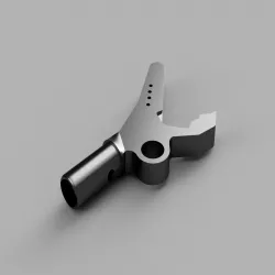 Climbing stick for clipping
