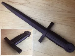 Collapsing Dagger (Print in Place)