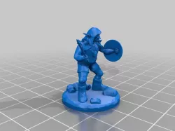 D&D Miniature Goblin Fighter