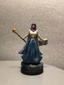 D&D Miniature Necro Caster Female (updated)