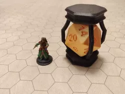 d20 cage inspiration token