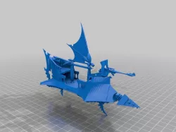 Dark space elf Space Boat