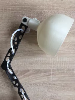 Desktop lamp and wireless charging phone holder