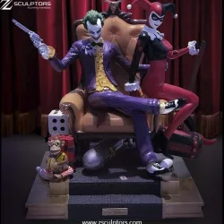 Dioram: Joker, Harley and monkey bomb