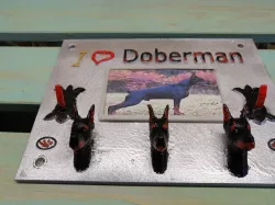 Doberman coat hook