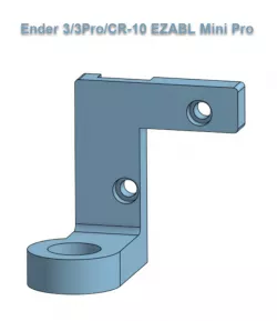 Ender 3/5/CR-10 EZABL Pro Mini Probe Mount (Stock Fan)