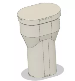 Fleshlight Sex Toy Storage Box Oval (NSFW)