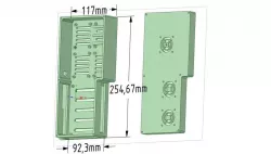 Flsun Cube SKR v1.3 Box + Mosfets / RGB pcb
