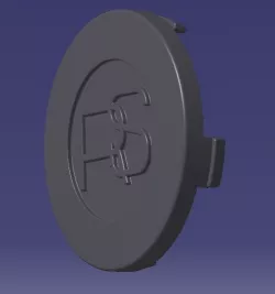 Ford RS Center Hub Cap for Modern Wheels Ø72