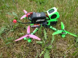 Foxeer Box 2 mount for HYPERLITE GLIDE 5 inch drone frame +fussion files for edit 