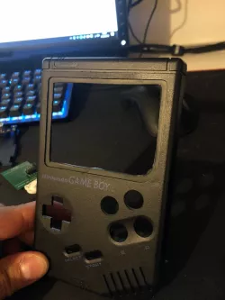 Gameboy Zero Screen Stencil 3mm Border