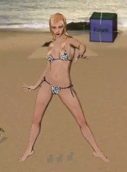girl who wore a bikini