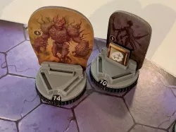 Gloomhaven Standee Bases 32mm with raised HP for mid-print filament color change