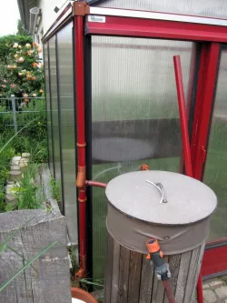 Greenhouse rainwater collection system
