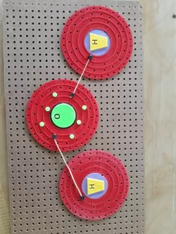 Interatomic Bonds Tactile Model
