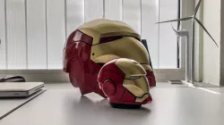 Iron Man Piggy bank with led