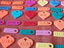 Llaveros Identificativos con Nombre (más de 500 nombres)