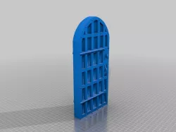 Medieval wooden door