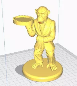 Monkey Butler Ring Holder