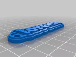 My Customized Multiline Tag or Keychain