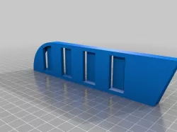 My Customized Parametric Kitchen Knife Sheath (Improved Remix) glbal serated