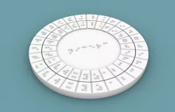 NICERC Braille Cipher Disk