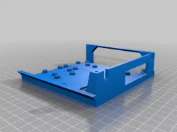 Pi  side with extra wire hole