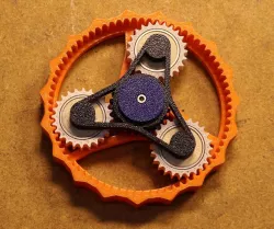 Planetary Gearset Spinner - M2.5 machine screw remix