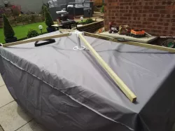 Pool table cover support