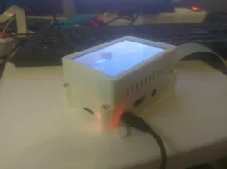Raspberry Pi 3 case display + fan