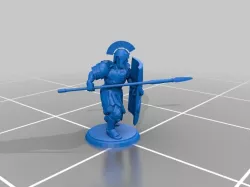 Roman Legionnaire (See Description!) - Fighting Stance - Spear and Shield