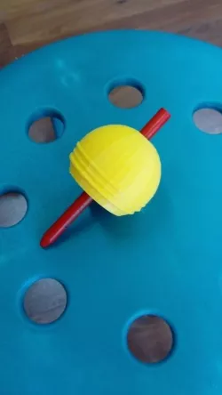 Soporte bola pintar